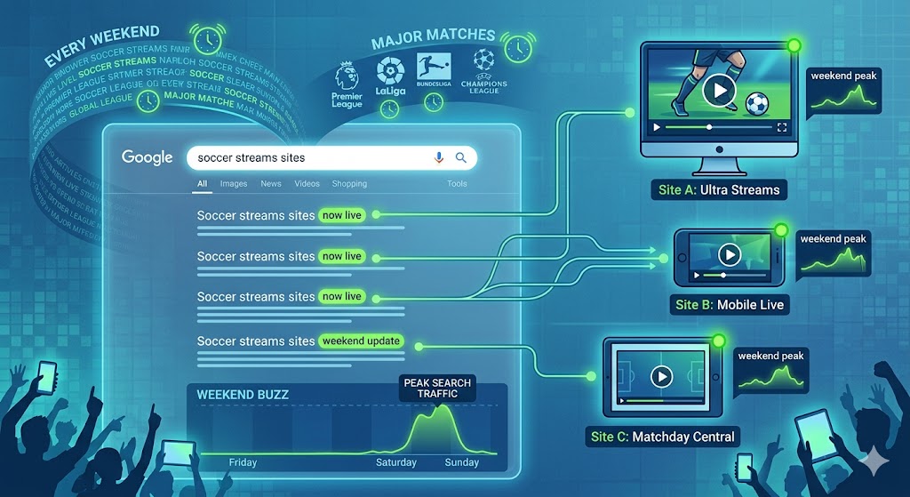 Soccer Streams Sites That Appear in Search Every Weekend