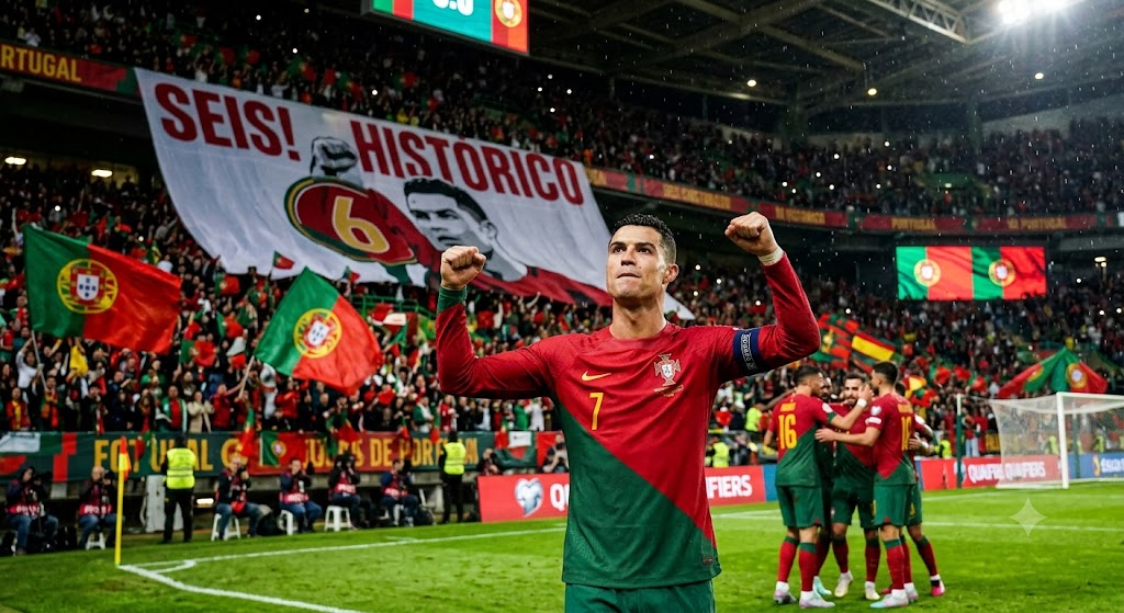 Cristiano Ronaldo Set for Historic Sixth FIFA World Cup Appearance With Portugal