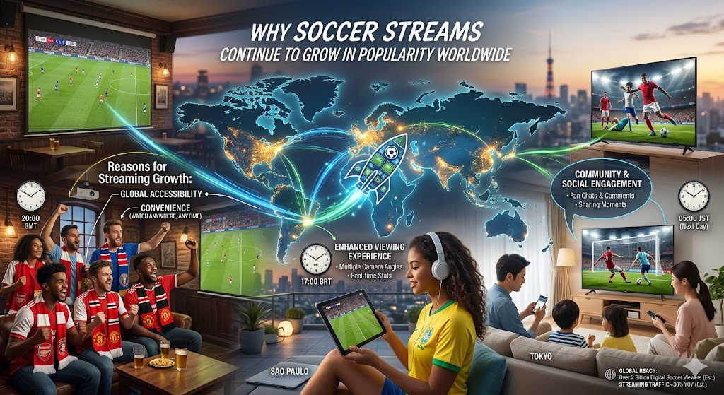 Why Soccer Streams Continue to Grow in Popularity Worldwide