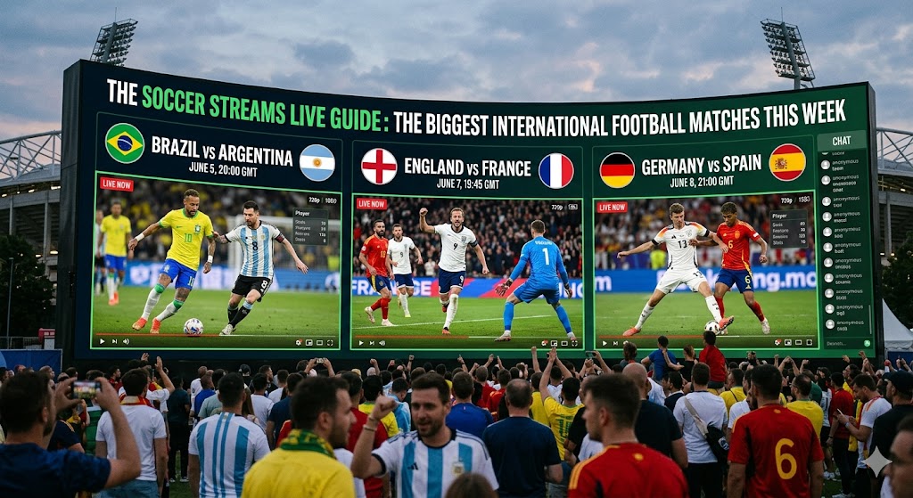 Soccer Streams Guide to the Biggest International Football Matches This Week