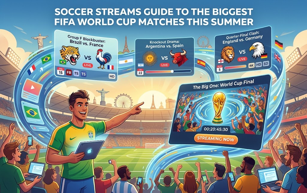 Soccer Streams Guide to the Biggest FIFA World Cup Matches This Summer