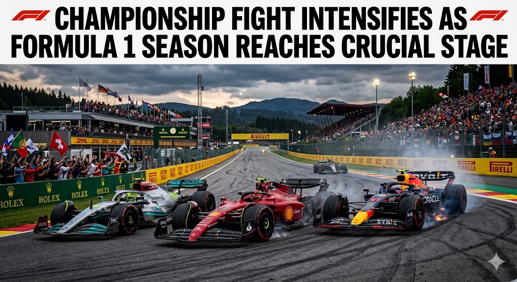 Championship Fight Intensifies as Formula 1 Season Reaches Crucial Stage