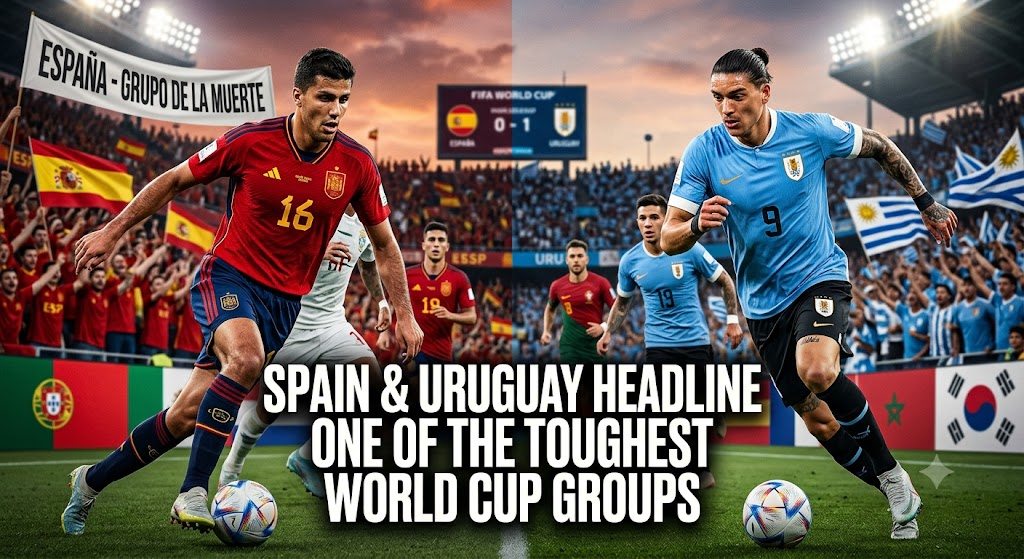 Spain and Uruguay Headline One of the Toughest World Cup Groups