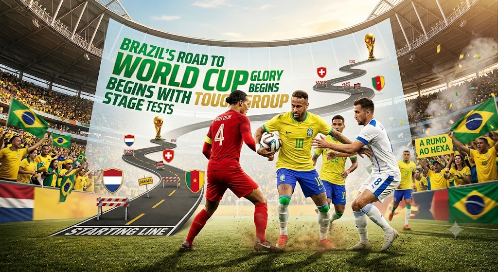 Brazil's Road to World Cup Glory Begins With Tough Group Stage Tests