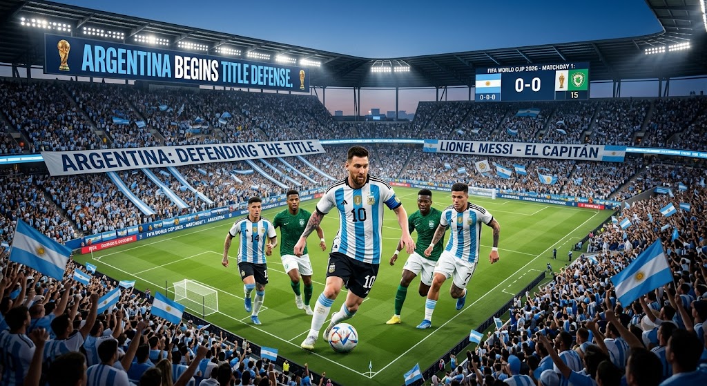 Argentina Begin World Cup Campaign With Title Defense in Focus
