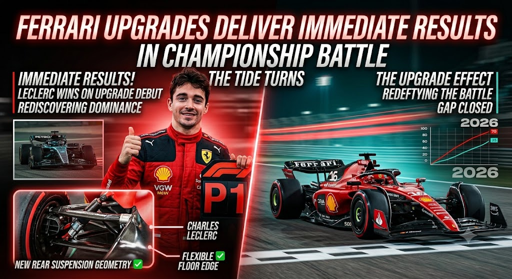 Ferrari Upgrades Deliver Immediate Results in Championship Battle
